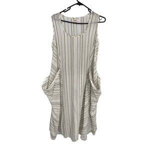 WORLD MARKET OVERSIZED LAGENLOOK FRONT POCKET SLEEVELESS SIZE S/M